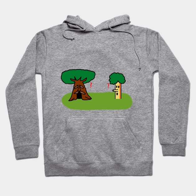 Gaming Trees Hoodie by WonderEggplant